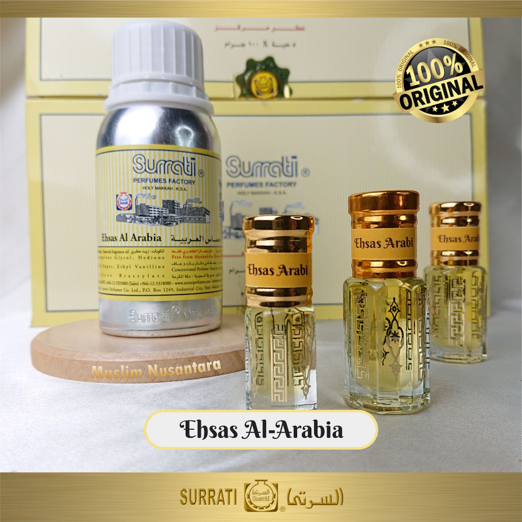 Parfum Surrati Ehsas Arabi Original / Bibit Parfum Ehsas Al Arabia Termurah