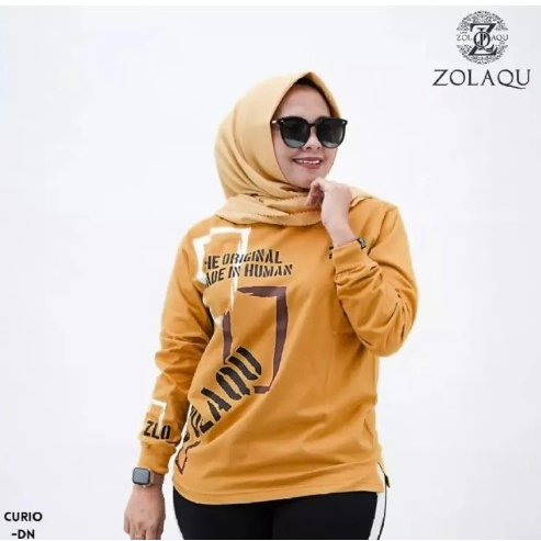 KAOS ZOLAQU / ATASAN WANITA FOR HIJAB STYLE / KAOS TANGAN PANJANG