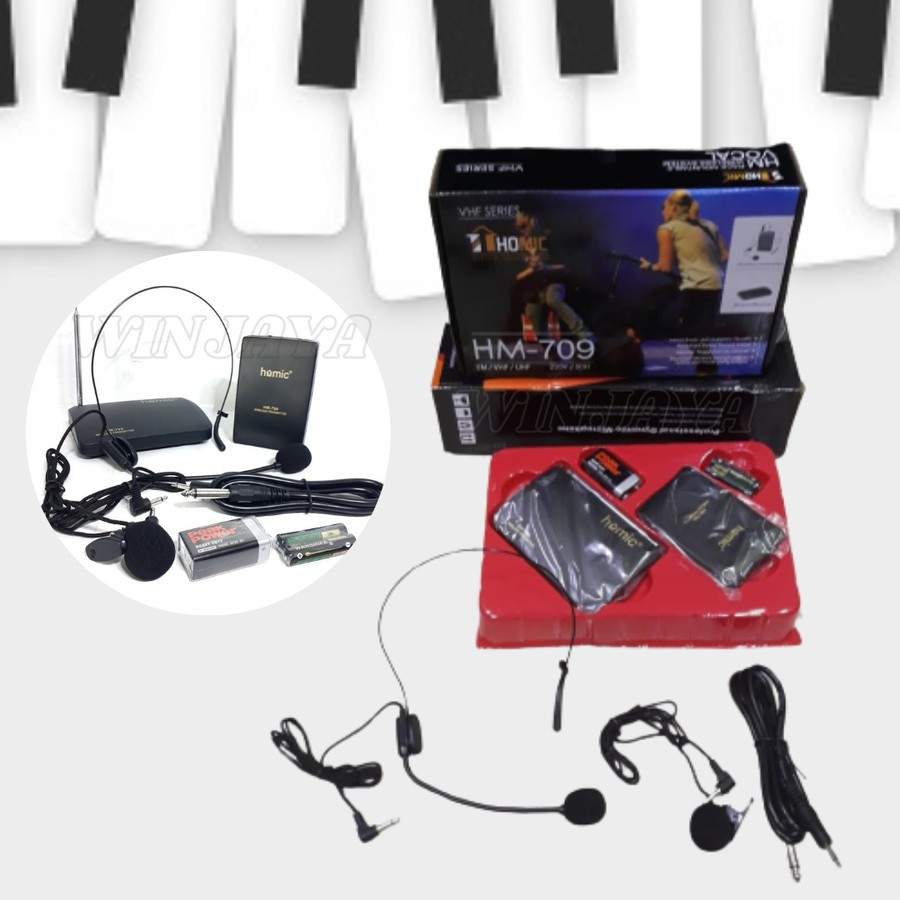 MIC MICROPHONE BANDO HM-709 MIC KANCING JEPIT- MIC WIRELESS HEADSET BANDO
