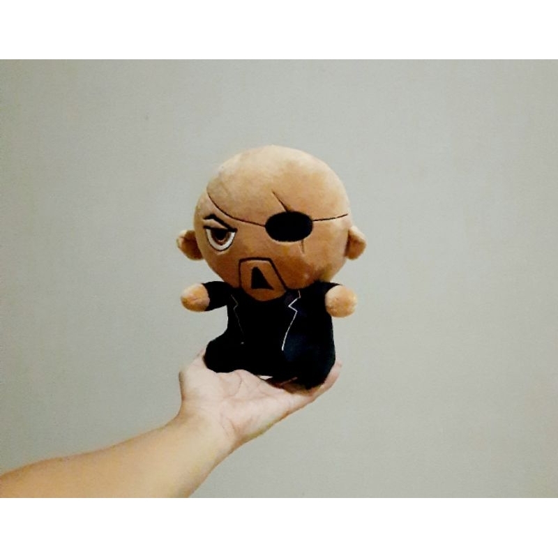 Boneka Marvel Nick Furry Marvel Size 20 cm/ Boneka Marvel/ Boneka Hero