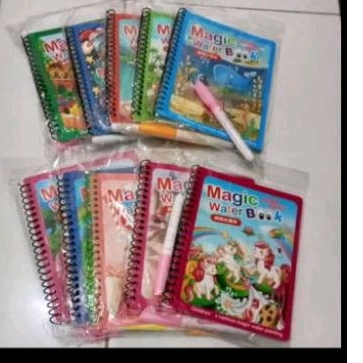 

mainan buku edukasi magic water book buku gambar murah