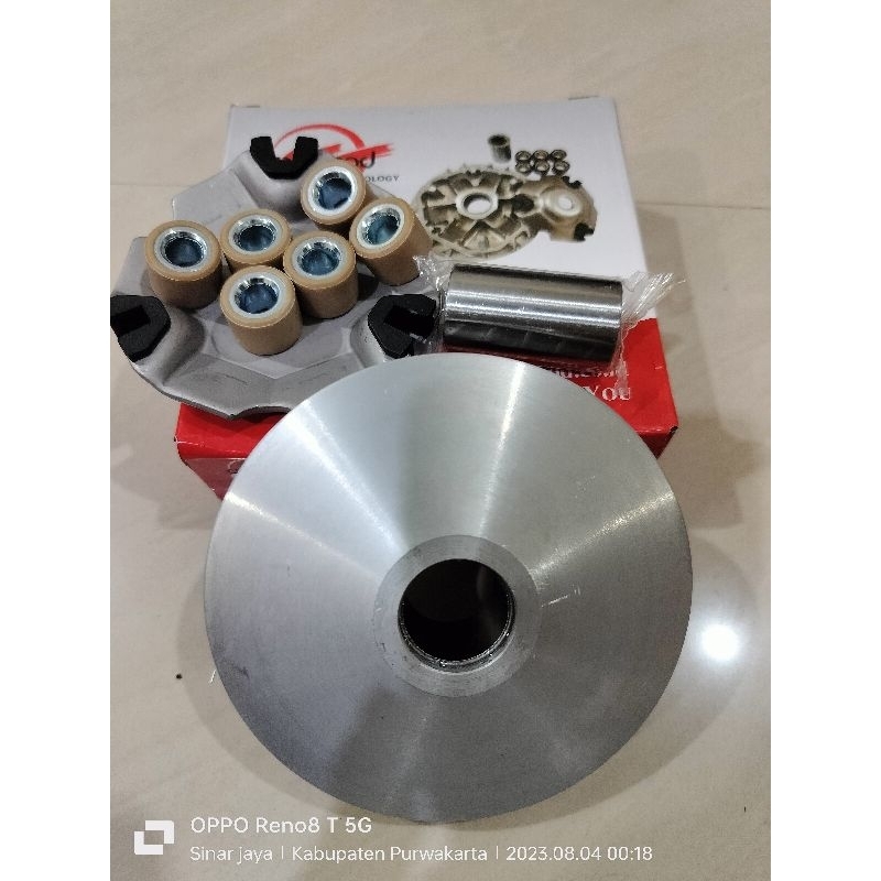 rumah roller set komplit + roller motor beat pop k44