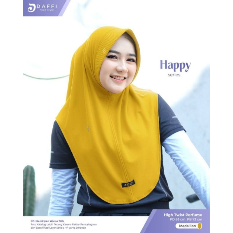 Daffi Hijab HAPPY DAFFI Hijab Warna