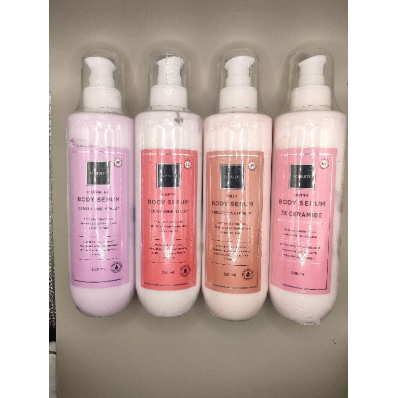 Body serum scarlet/lotion scarlet