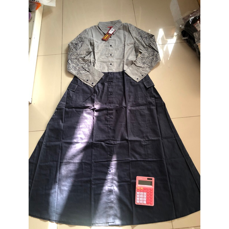 Abaya dannis terbaru lengan bordir