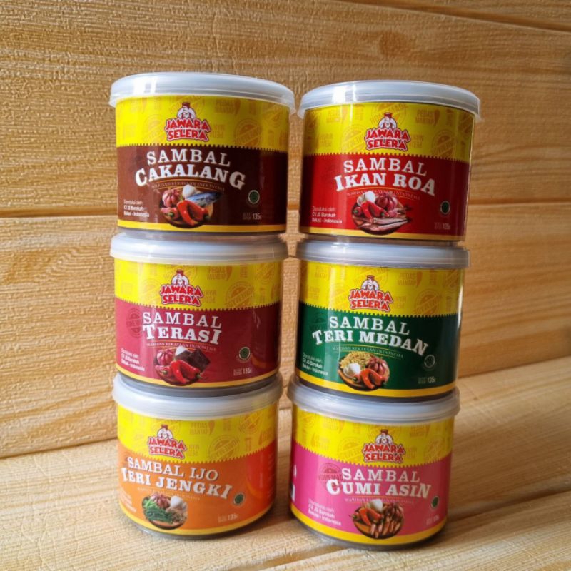 

Aneka Sambal dari Jawara Selera