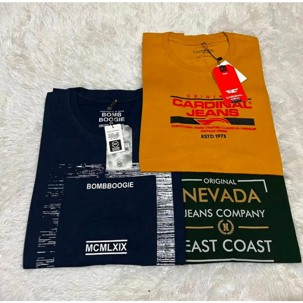 promo 3 pcs 100 ribu motif RANDOM Kaos Distro MIXBRAND original pria dewasa lengan pendek asli bandu