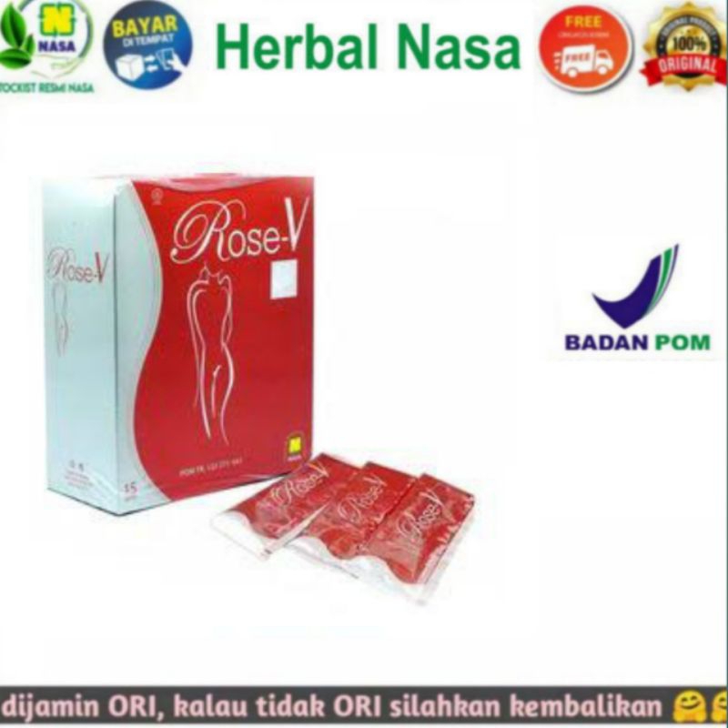 

SALE ROSEV NASA ORIGINAL / ROSE V / MINUMAN HERBAL KESEHATAN / HALAL AMAN BPOM DIJAMIN / EXP 2024/2025