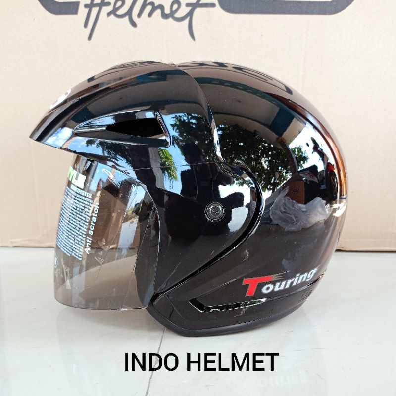 HELM BMC 380 TOURING BLACK METALIK ORI BMC GRATIS BUBLE WRAP