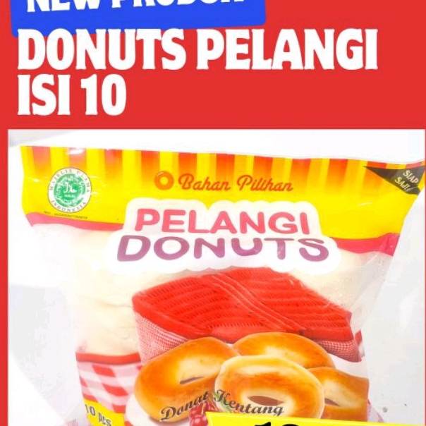 

donat kentang pelangi / pelangi donuts