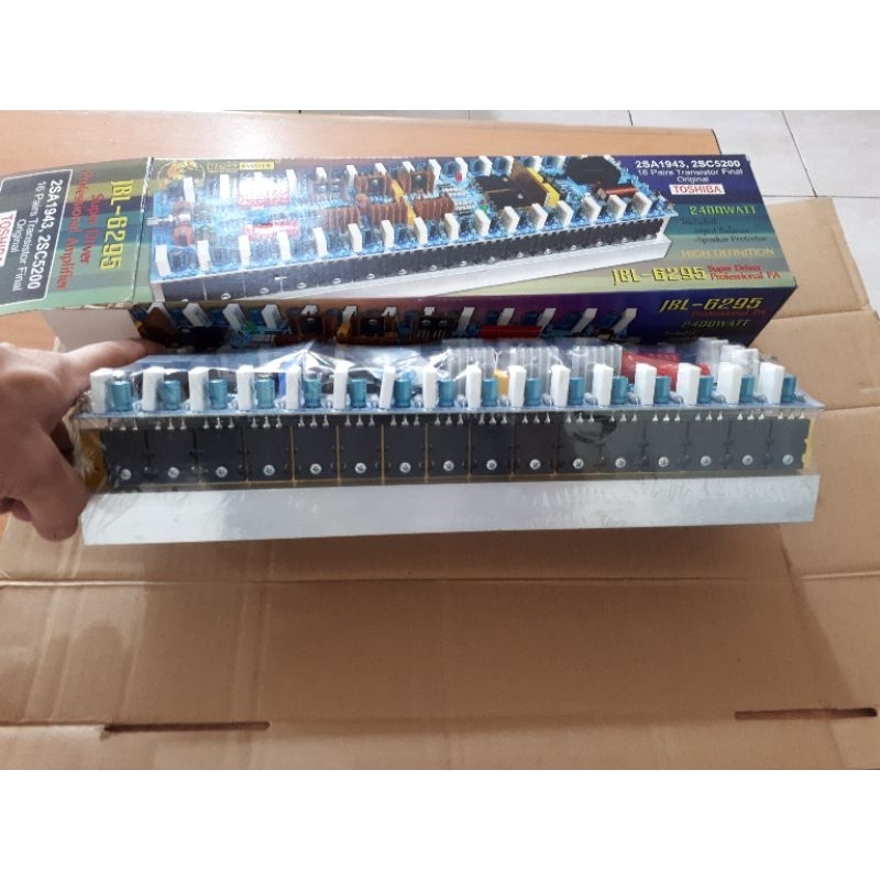 SUPER DRIVER POWER PROFESSIONAL AMPLIFIER SUBWOOFER JBL-6295 TR FINAL TOSHIBA