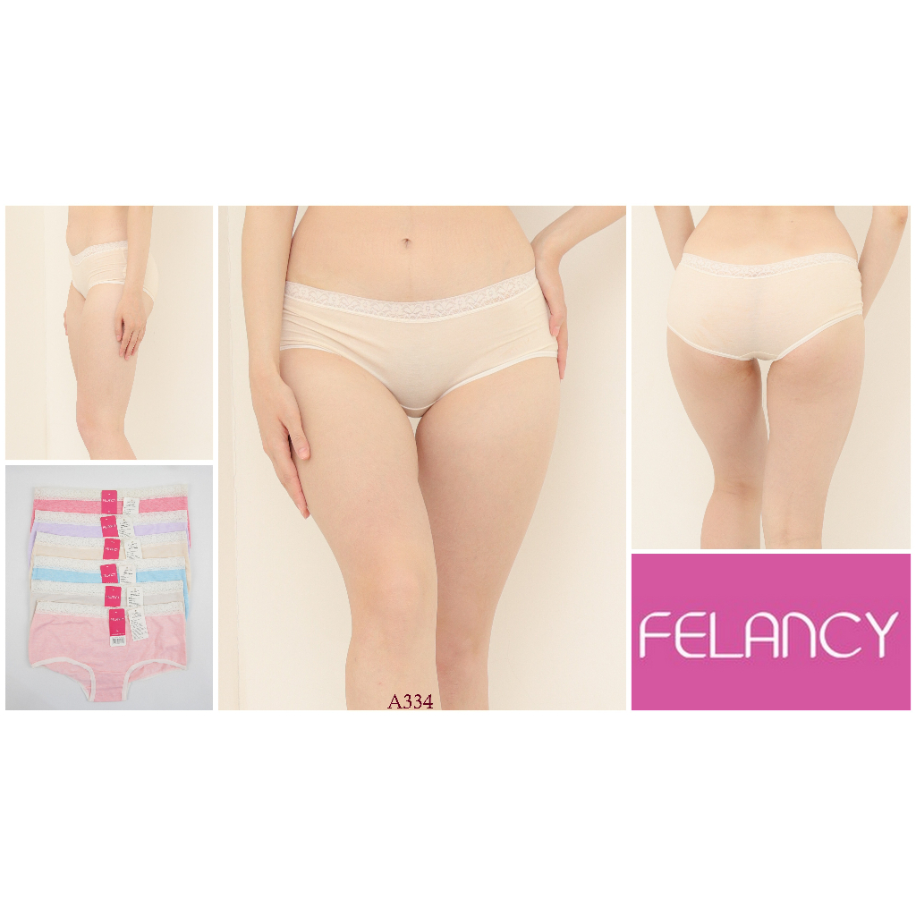 CELANA DALAM WANITA / PANTY PAKAIAN DALAM Size M L FELANCY BAHAN KATUN ELASTIS A334