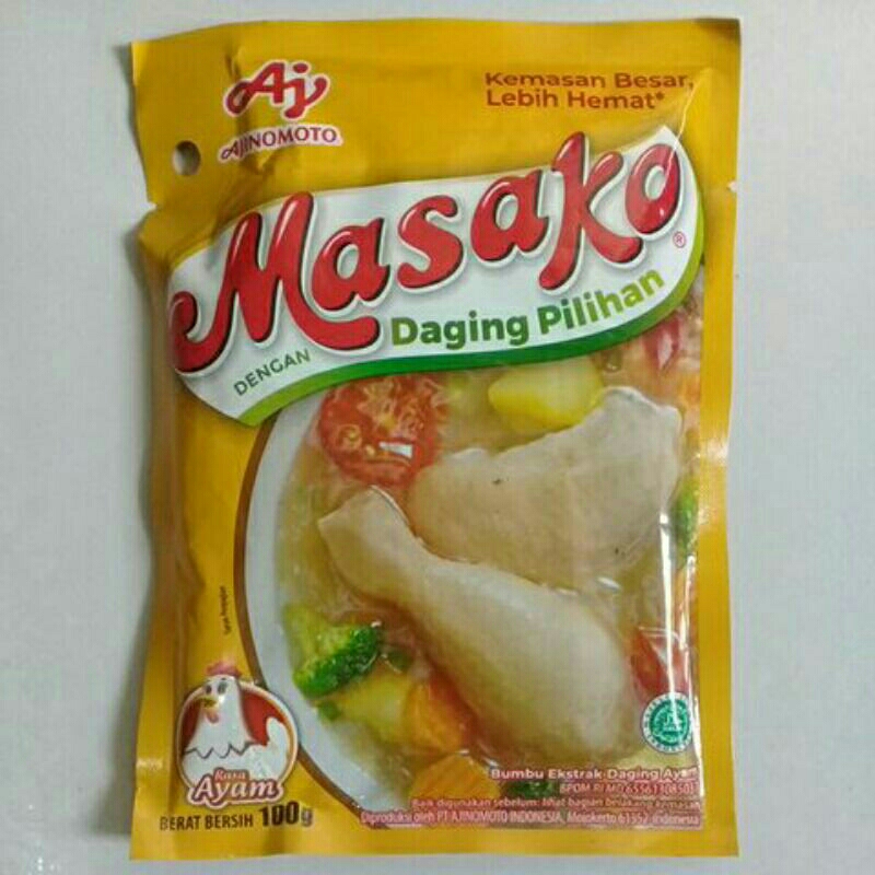 

~MOS~ Masako 100 gram. Masako Ayam. Masako Sapi. Kaldu. Penyedap Rasa. Bumbu Masak