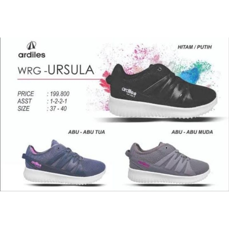 Sepatu sneaker/kets/sekolah/running wanita dewasa ARDILES URSULA, SWASTI