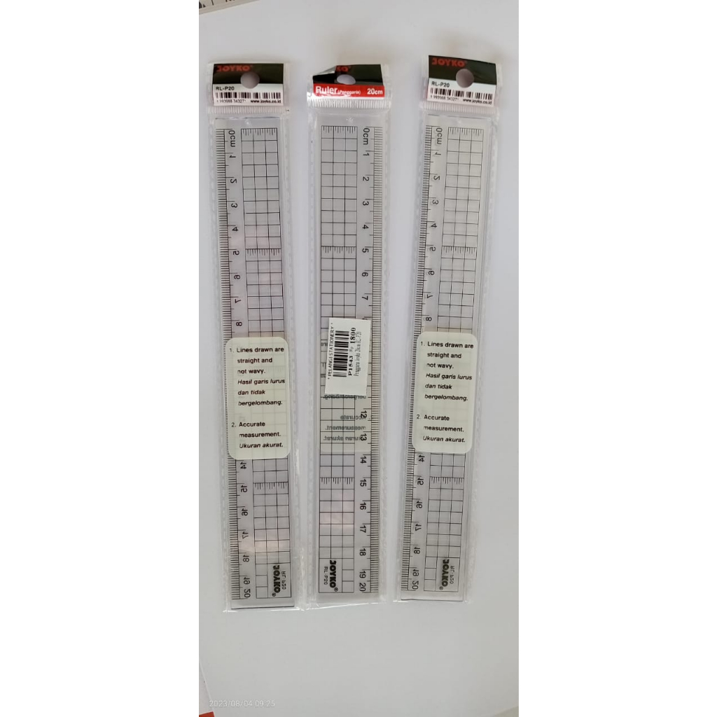 

Joyko Ruler / Penggaris 20cm RL-P20