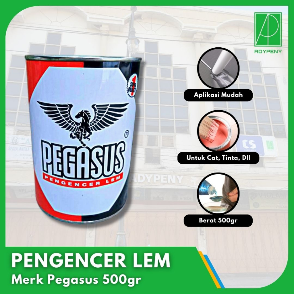 

Pengencer Lem Pegasus 500gr