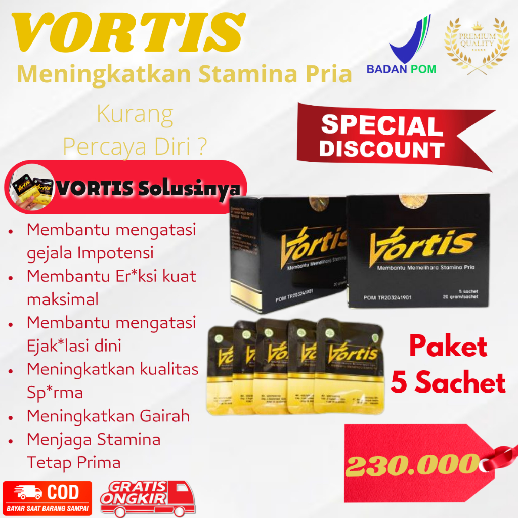 HARGA PROMO CERIA VORTIS  Vortis Herbal Premium Berkualitas Vortis Perkasa