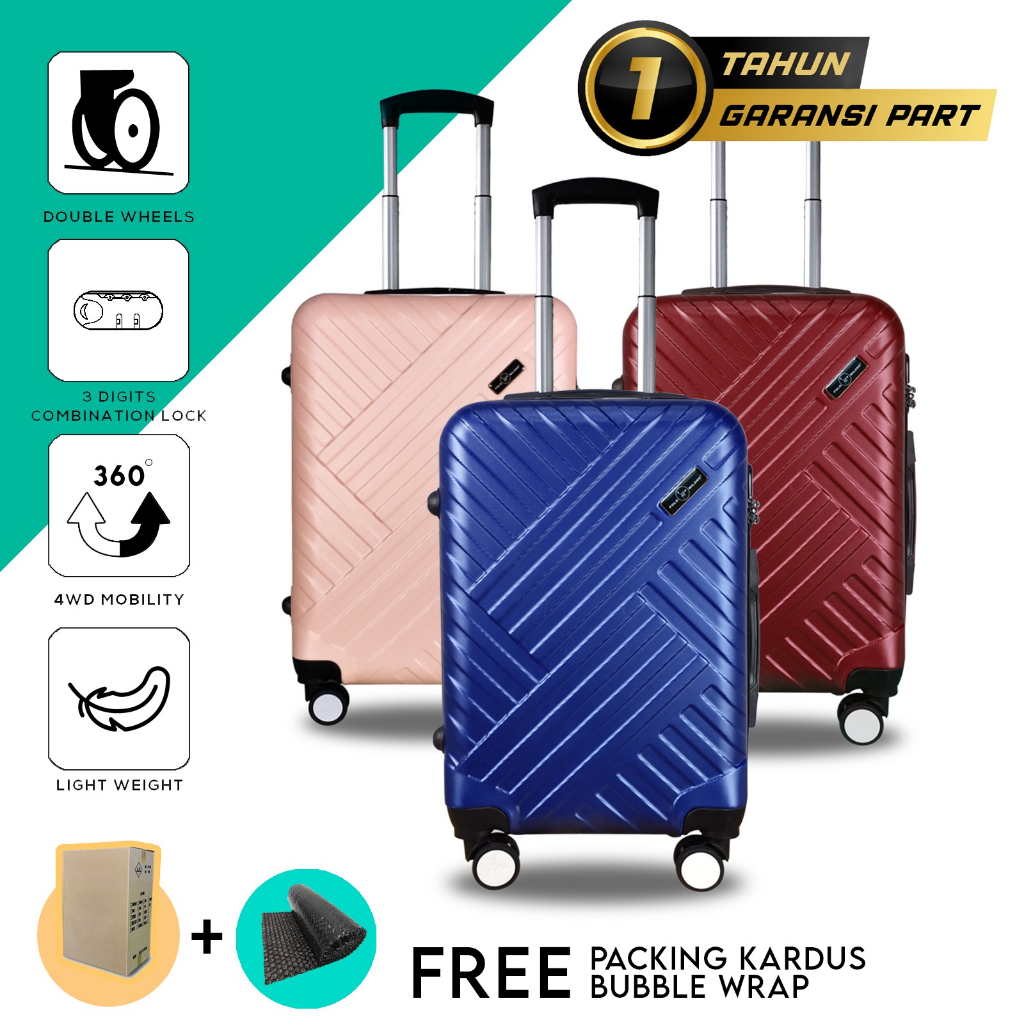 Koper Hardcase Polo Milano 24 Inch 728171 GARANSI PART