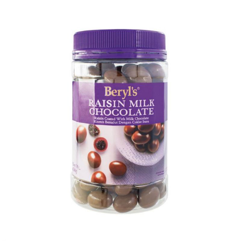 

[PO JASTIP] BERYL'S RAISIN COATED WITH MILK CHOCOLATE 450G