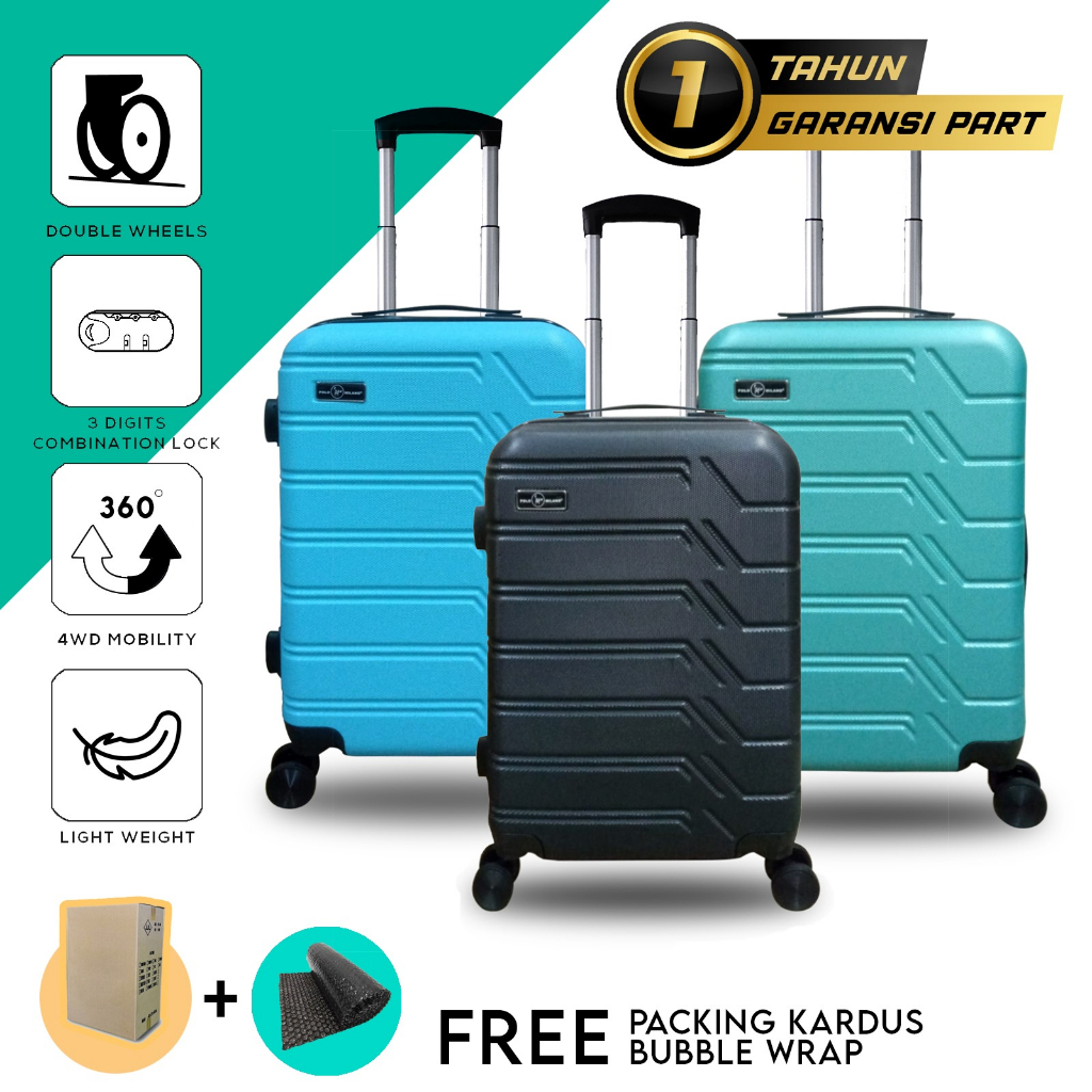 Koper Hardcase Polo Milano 24 Inch 728234 GARANSI PART