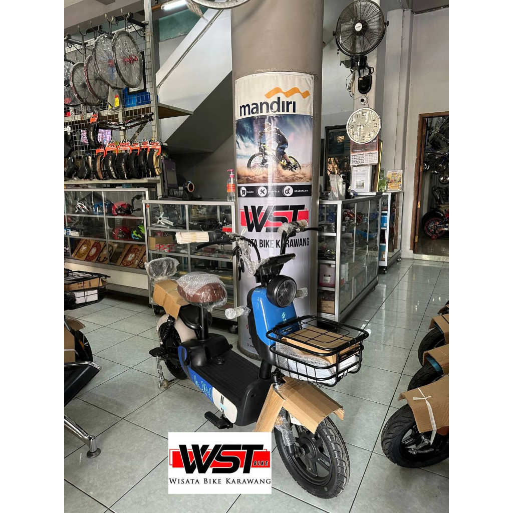 SEPEDA LISTRIK ELEMENT ION THREE + BUBBLE WRAP