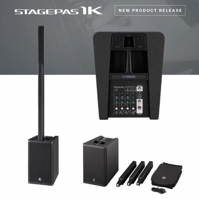 YAMAHA STAGEPAS1K / STAGEPAS 1K PORTABLE PA SYSTEM SPEAKER AKTIF