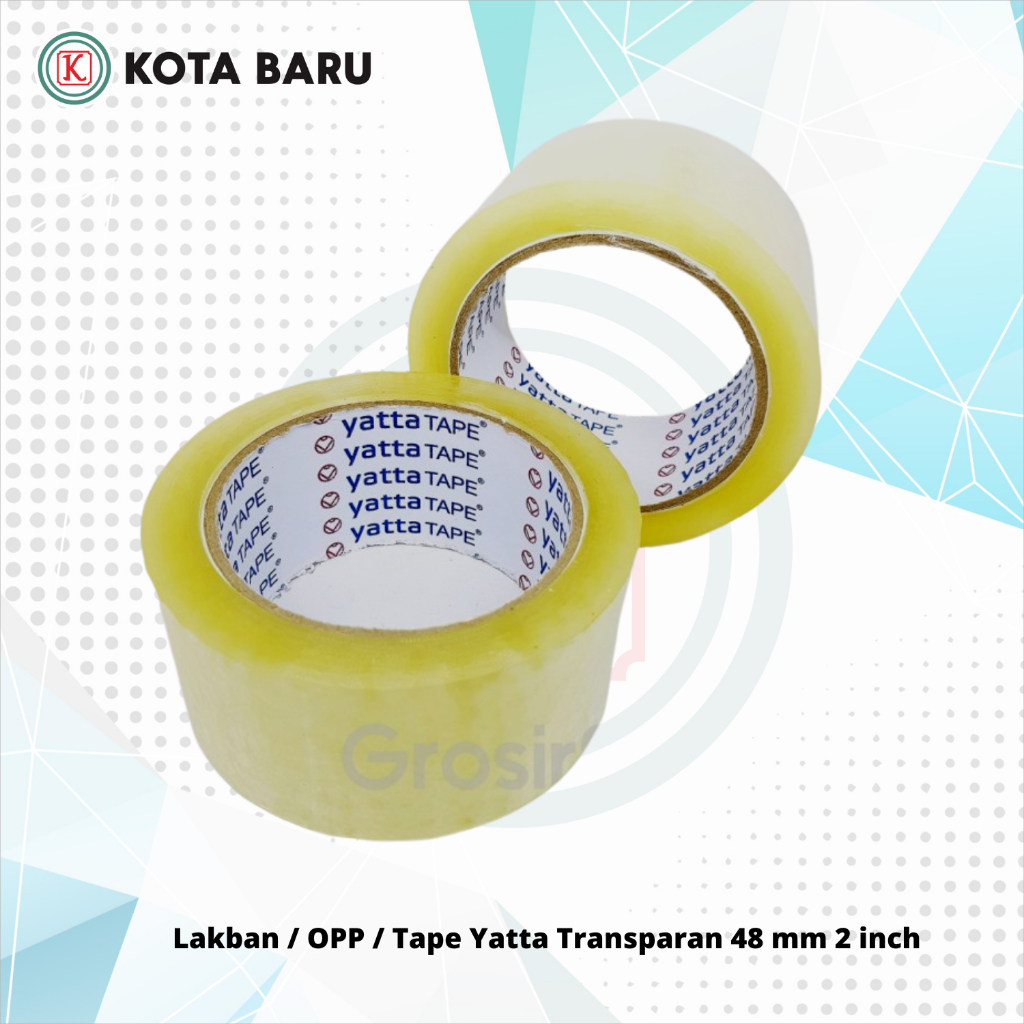 

Lakban / OPP / Tape Yatta Transparan 48 mm 2 inch
