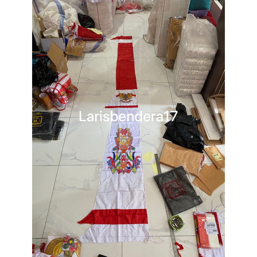 Bendera Umbul Umbul Lurus, Bendera agustusan, bendera pesta, bendera acara kemerdekaan, umbul-umbul 