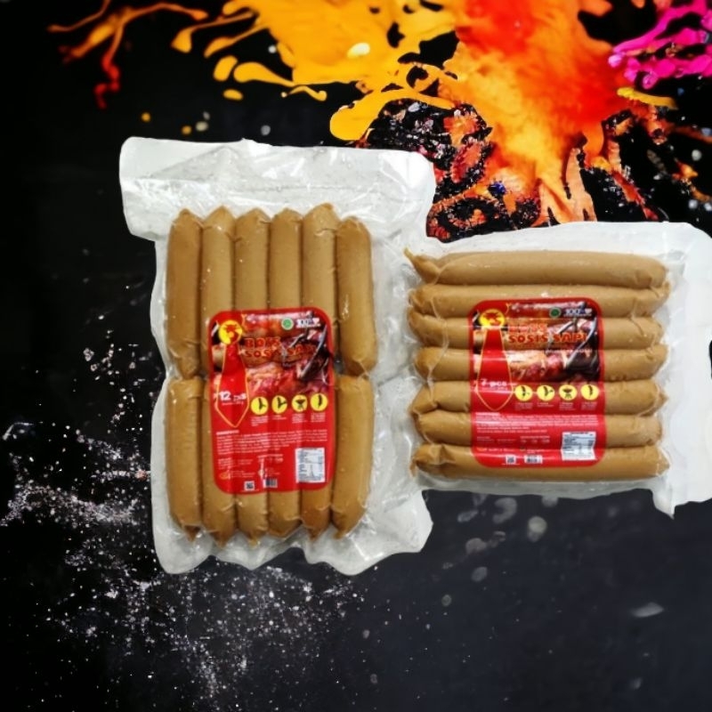 

RN_Frozen- BOSS. Sosis Bakar 7's/12's Berat 500 Gram - Jumbo 7 Pcs