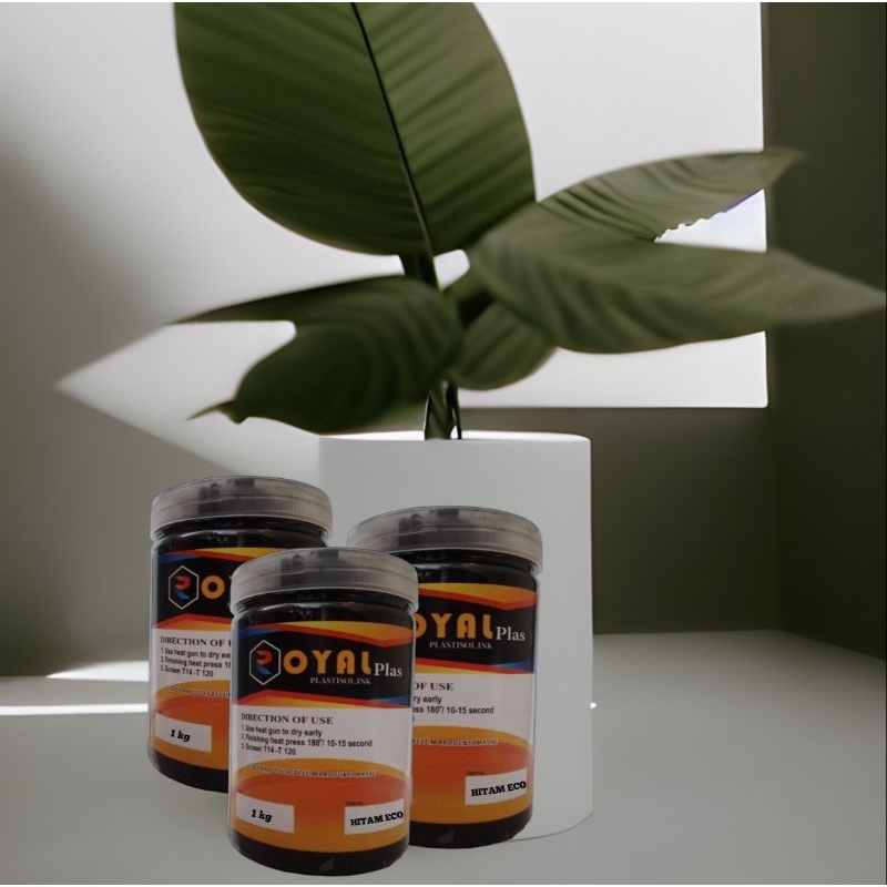 

TINTA SABLON PLASTISOL.Ink HITAM ECO 1Kg