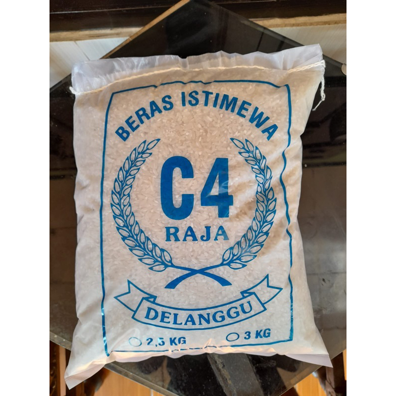 

BERAS C4 RAJA KEMASAN 2.5 KG DAN 5 KG