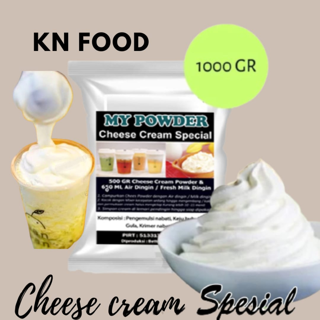 

Bubuk Cream Cheese Instan SPECIAL -1 Kg Topping cream cheese tea .