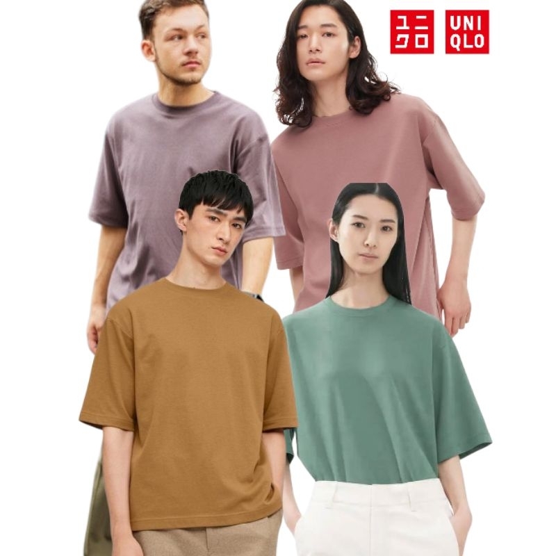KAOS T-SHIRT OVERSIZE UNIQLO TEE