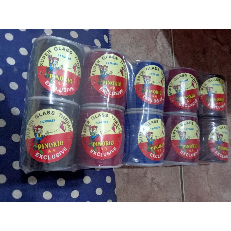 senar gelasan layangan Pinokio 2000yard