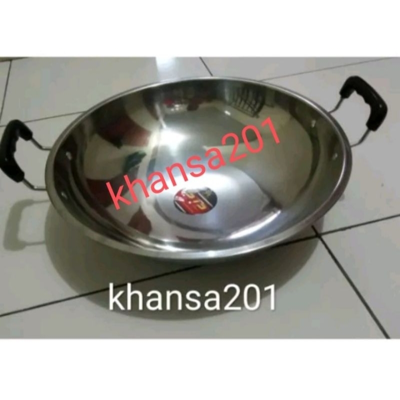 Wajan stainless STEEL cekung 40cm