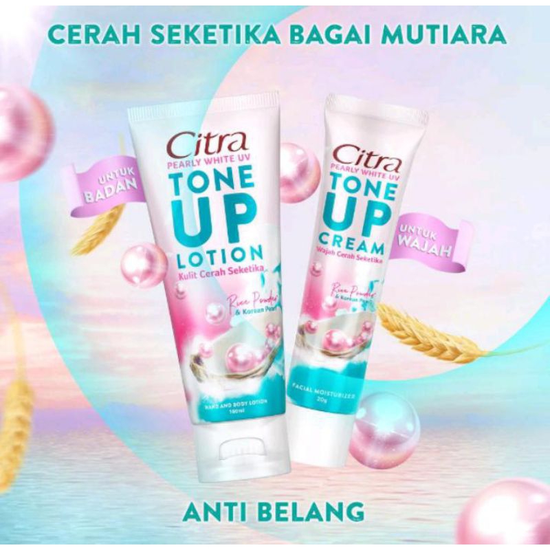 CITRA TONE UP PEARLY GLOW BODY LOTION 18ml