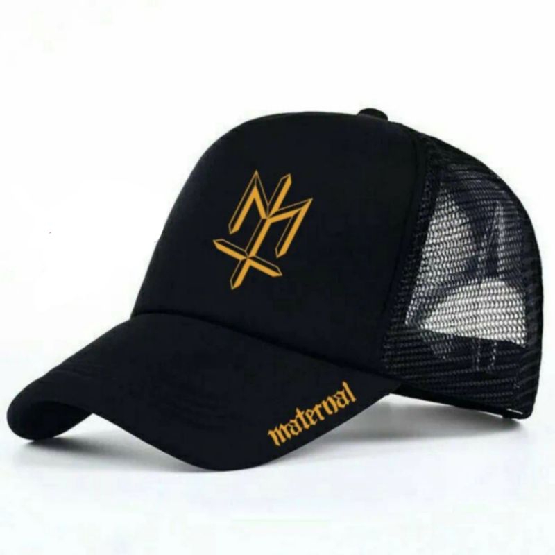 Maternal Disaster Topi Snapback Trucker Black Unisex