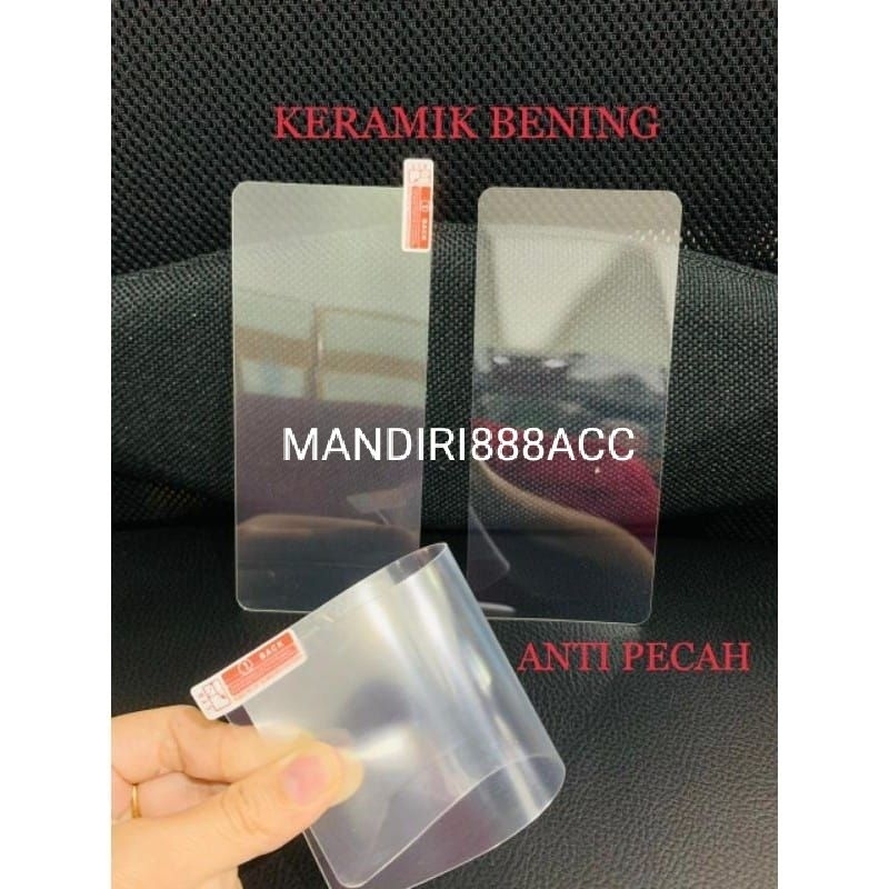 ANTI GORES ADVAN G5 G5 PLUS G9 G9 PRO NASA PRO GX CERAMIC CLEAR BENING FILM SOFT FLEXIBLE SCREEN GUA