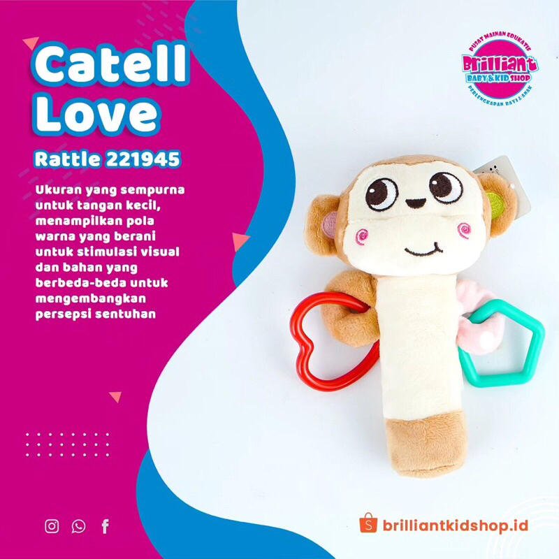 Mainan bayi rattle baby kado bayi baru lahir rattle teether