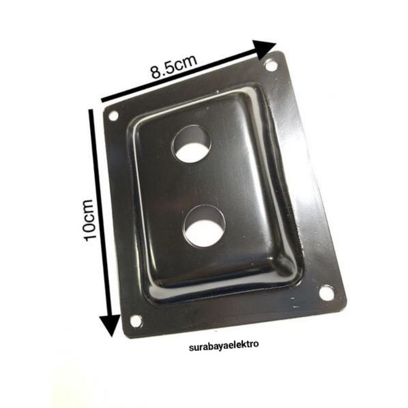 PLAT SOKET AKAI DATAR 2 LUBANG/PLAT SOKET MIC/TERMINAL AKAI MIC