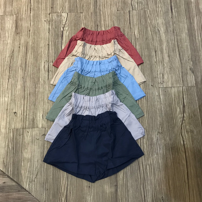 Celana pendek cewek hot pants - celana anak anak polos