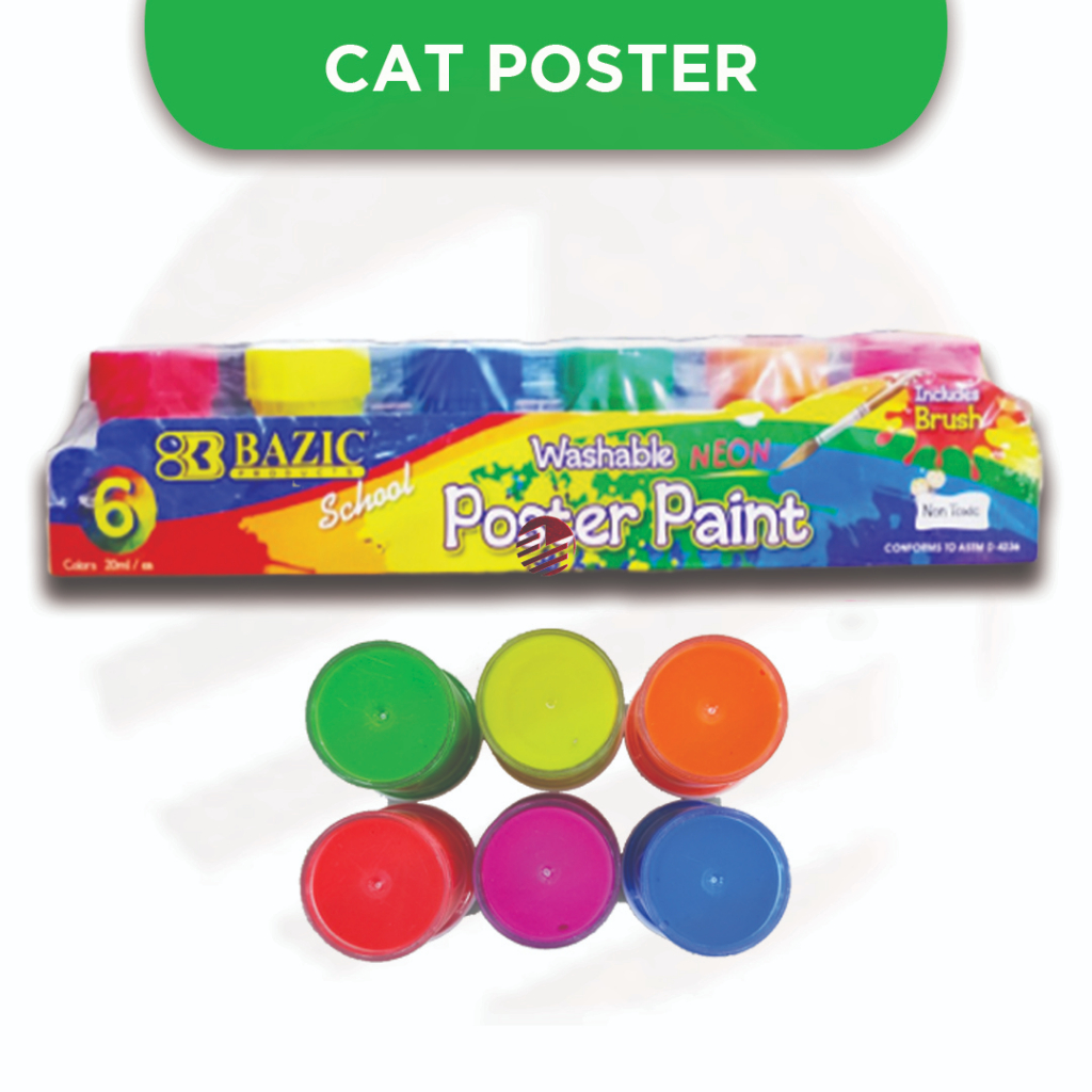 

Cat Poster 6 Warna - BAZIC