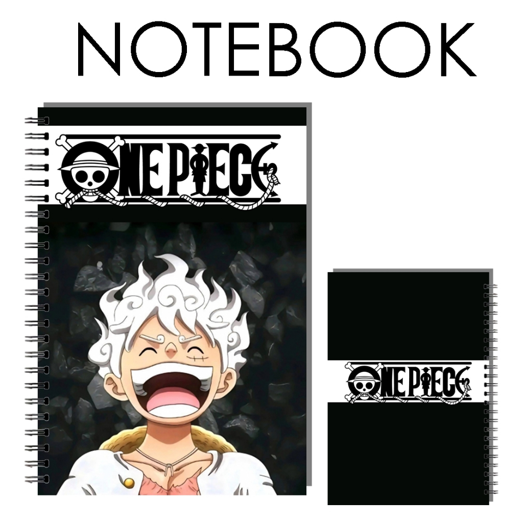 

Notebook Luffy Gear 5 Sun God Nika One Piece Book anime Monkey D Luffy