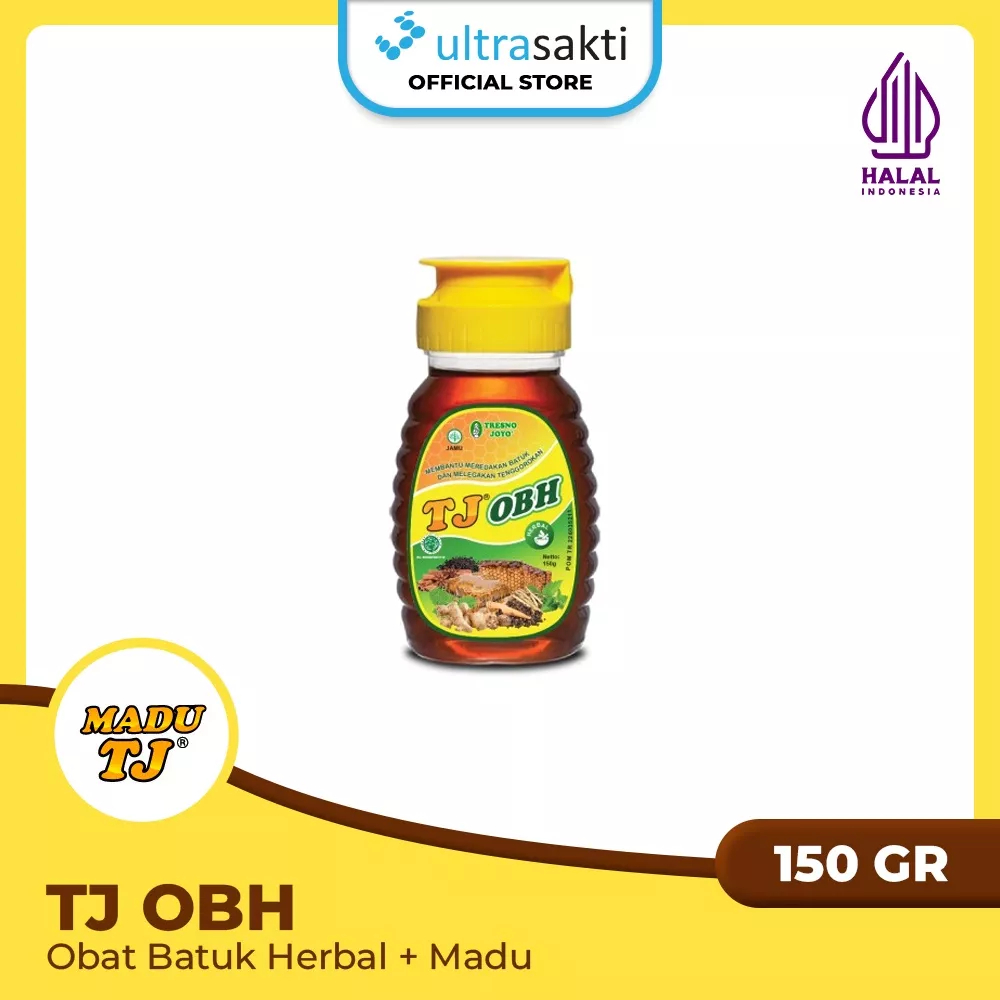 

Madu TJ OBH, Madu TJ Jahe Merah, Madu Panas Dalam 150gr