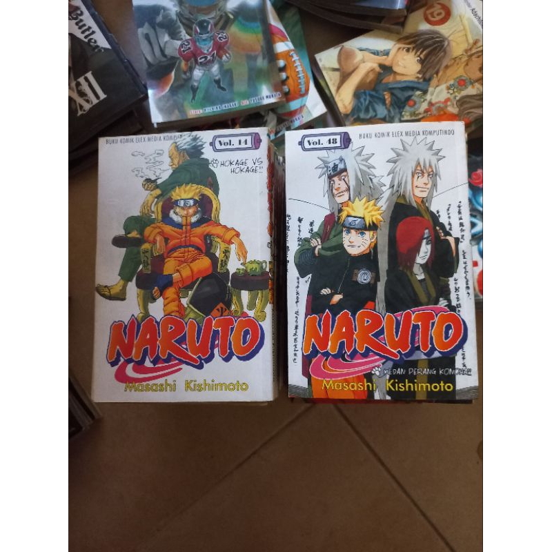 BUKU KOMIK NARUTO PRELOVED BEKAS COMIC RATING REMAJA ELEX MEDIA KOMPUTINDO BOOK