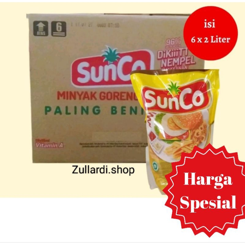 

Zullardi - Minyak Goreng Sunco 1 Dus ( 6 x 2 Liter)