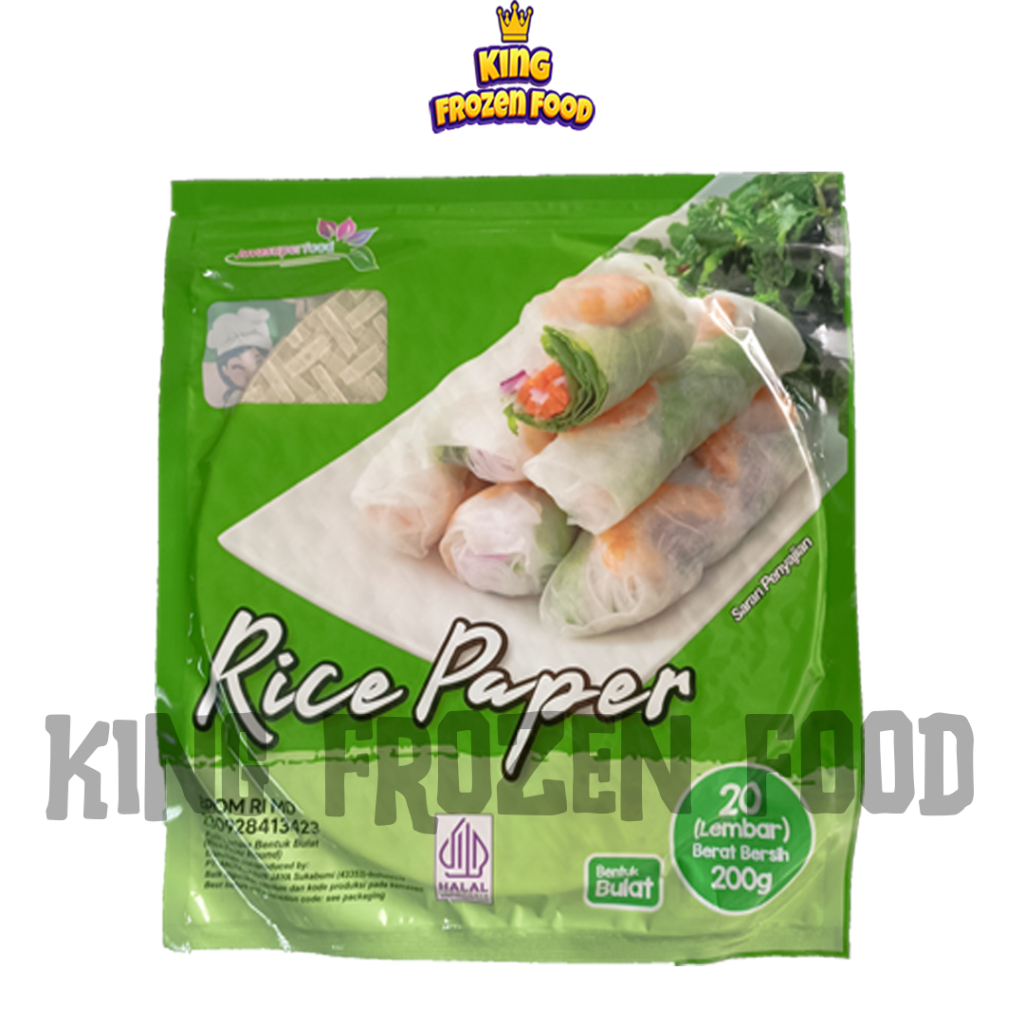 

Rice Paper Bentuk Bulat JavaSuperFoods Isi - 20 Lembar