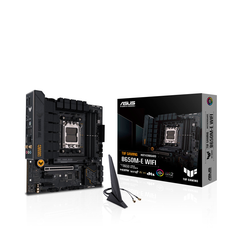 Motherboard Asus TUF Gaming B650M-E WIFI (AM5, AMD, B650, DDR5, USB3.2, SATA3)