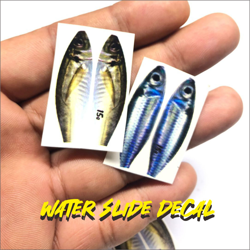 Water slide decal metal jig little jack 10g 15g 20g