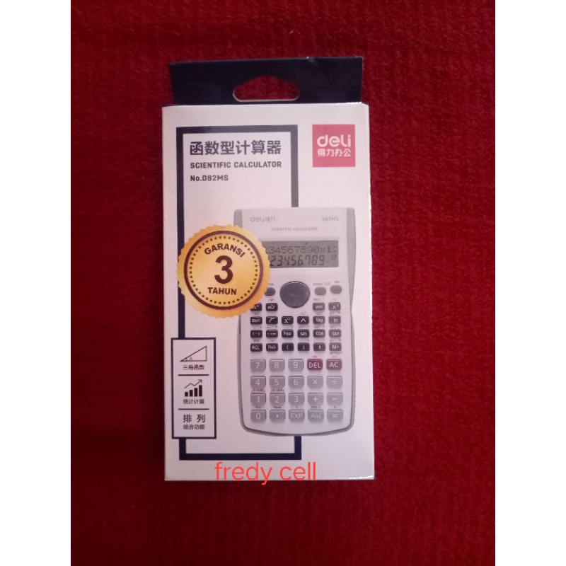 

Deli ED82MS Scientific Calculator Kalkulator Scientific 240 Function untuk sekolah dan kantor